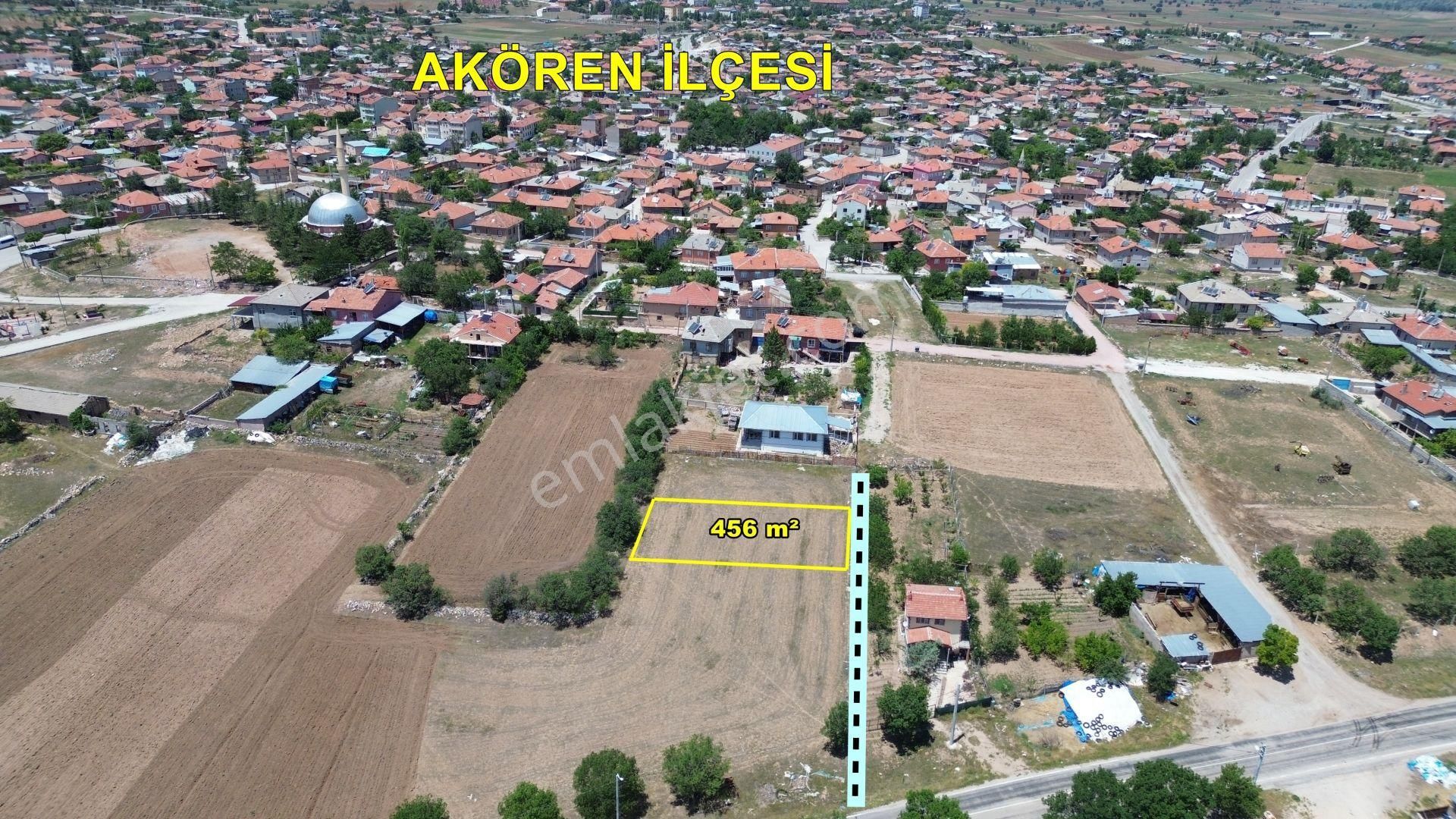 Akören Hacılar Satılık Konut İmarlı Konya / Akören Merkez De 454 M2 Konut İmarlı Arsa