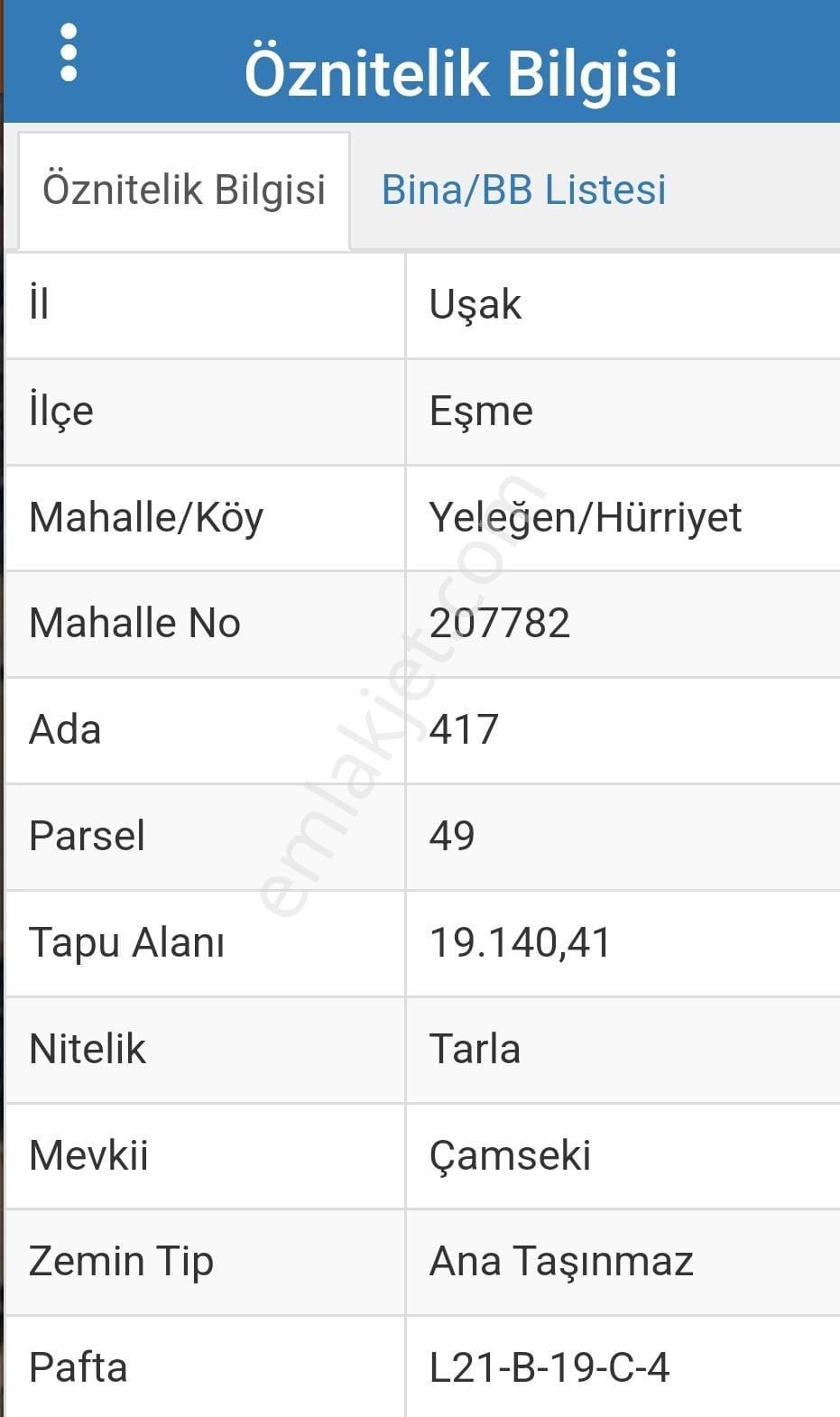 Uşak Eşme Yeleğen Kasabasında 19140m2 Satılık Tarla - Görsel 6