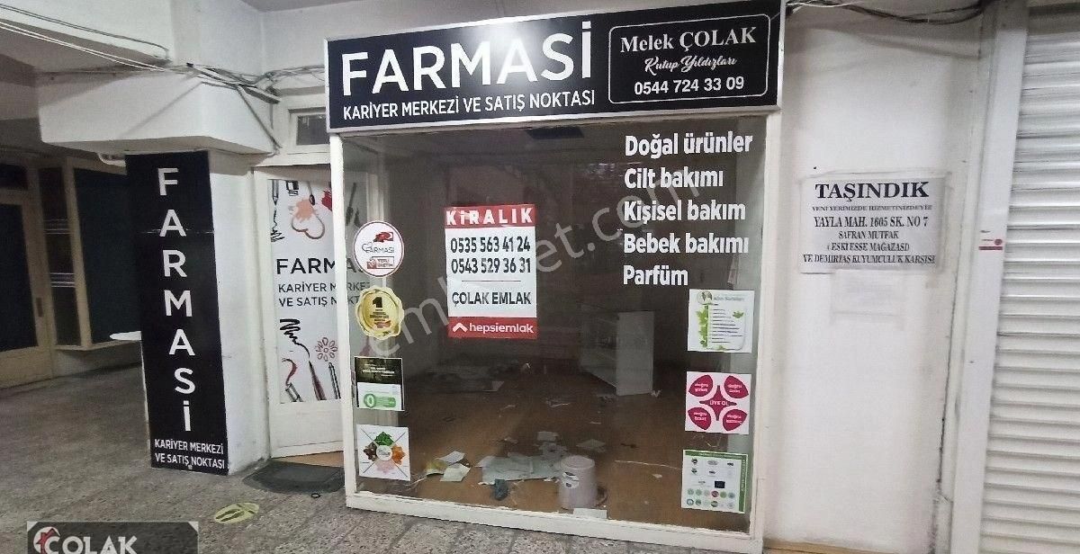 Isparta Merkez Çelebiler Kiralık Dükkan & Mağaza Tuhafiyeciler Sitesinde 1. Bodrum Katında Kiralık Dükkan