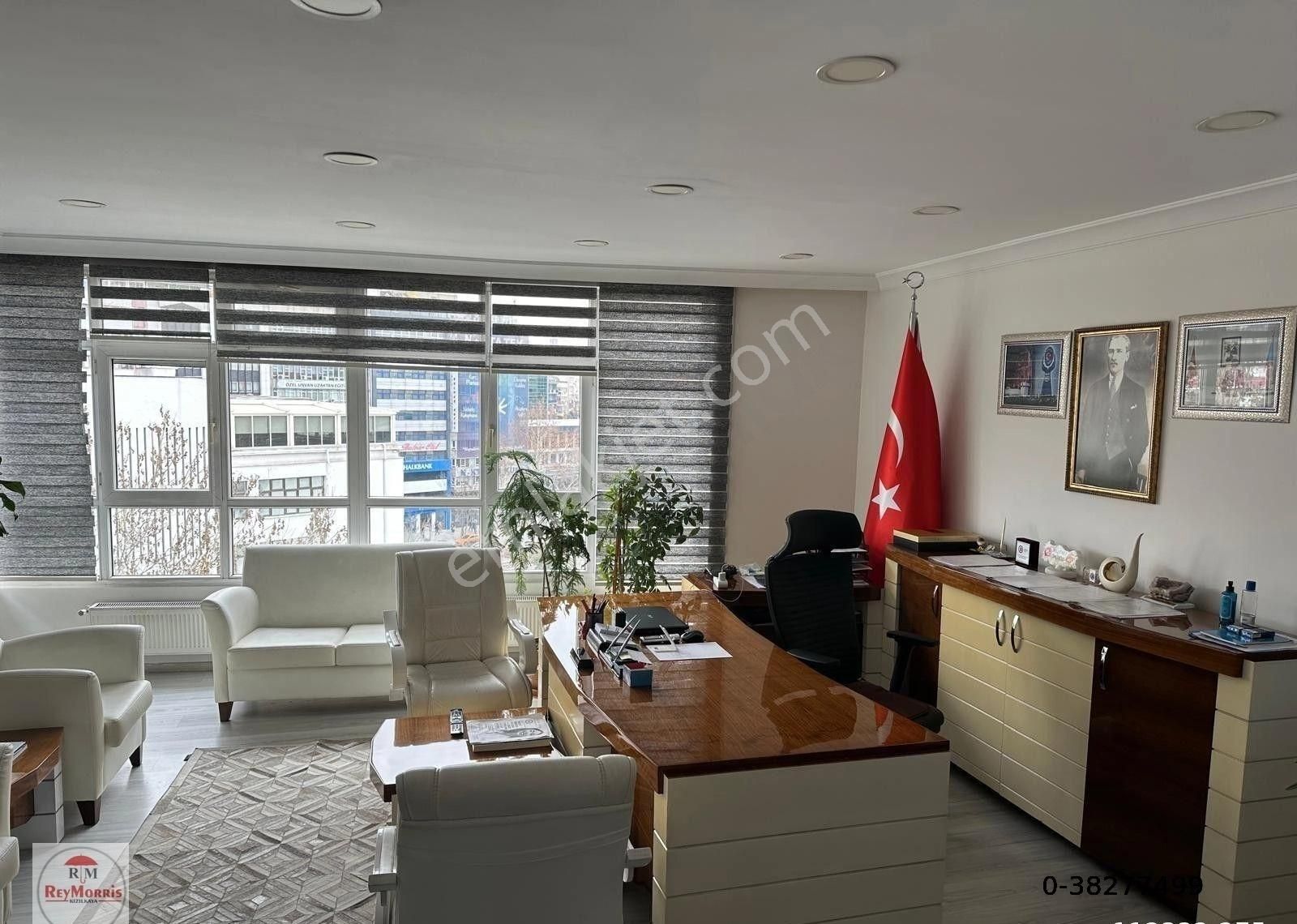 Çankaya Kızılay Satılık Ofis Ankara Necatibey Caddesinde Hareketli Noktada Full Yapılı Ön Cephe Satılık 3+1 Ofis