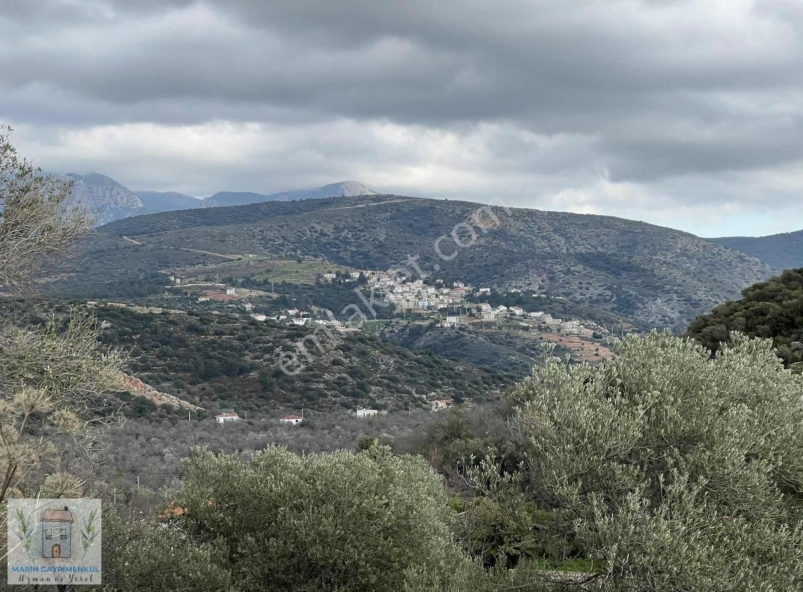 Marinden Palamutbükü Marin Mevkisinde 1.669m2 Yolu Olan Arazi - Görsel 6