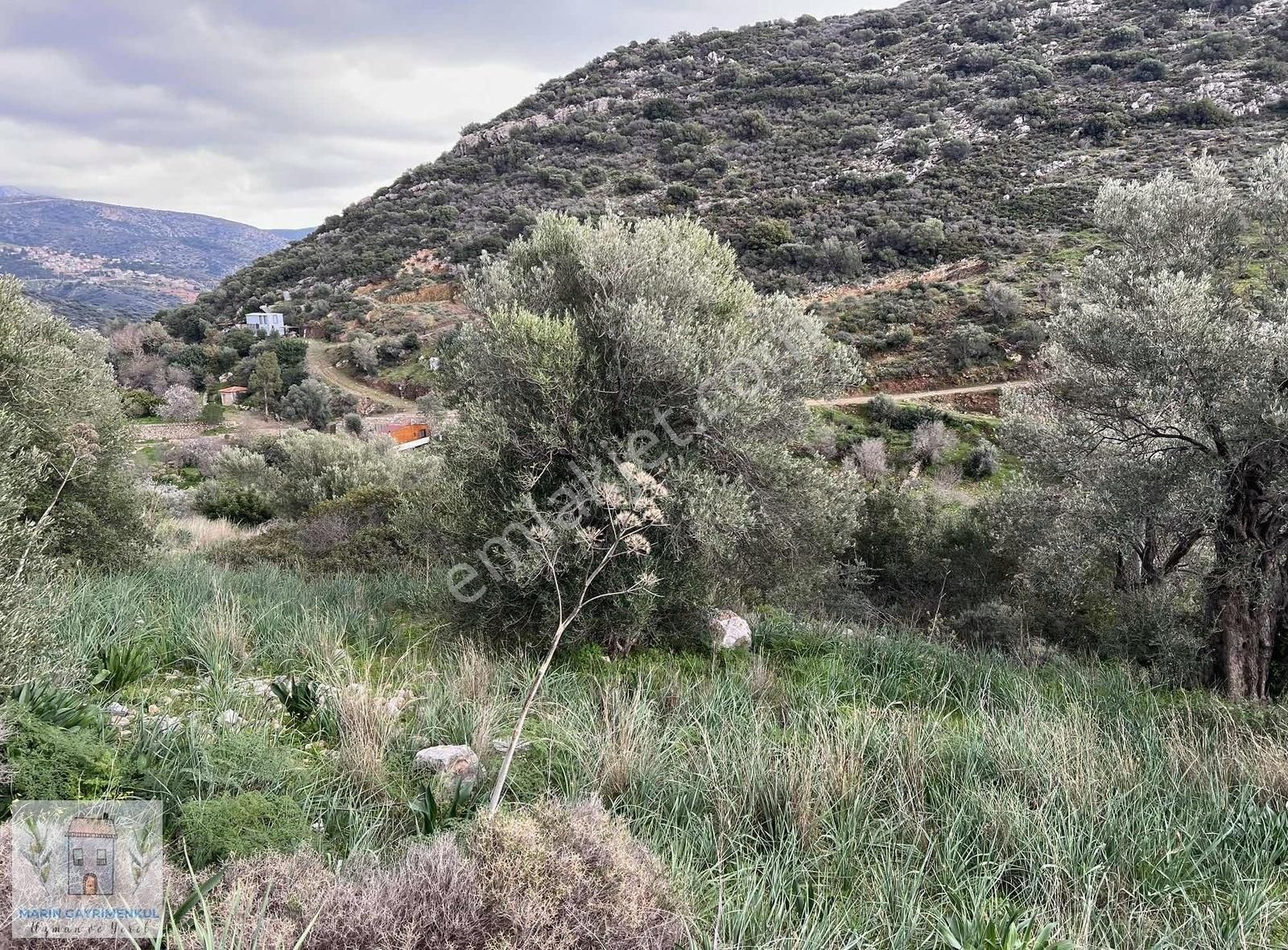 Marinden Palamutbükü Marin Mevkisinde 1.669m2 Yolu Olan Arazi - Görsel 3