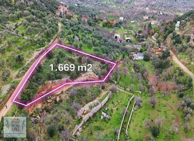 Marinden Palamutbükü Marin Mevkisinde 1.669m2 Yolu Olan Arazi - Görsel 2