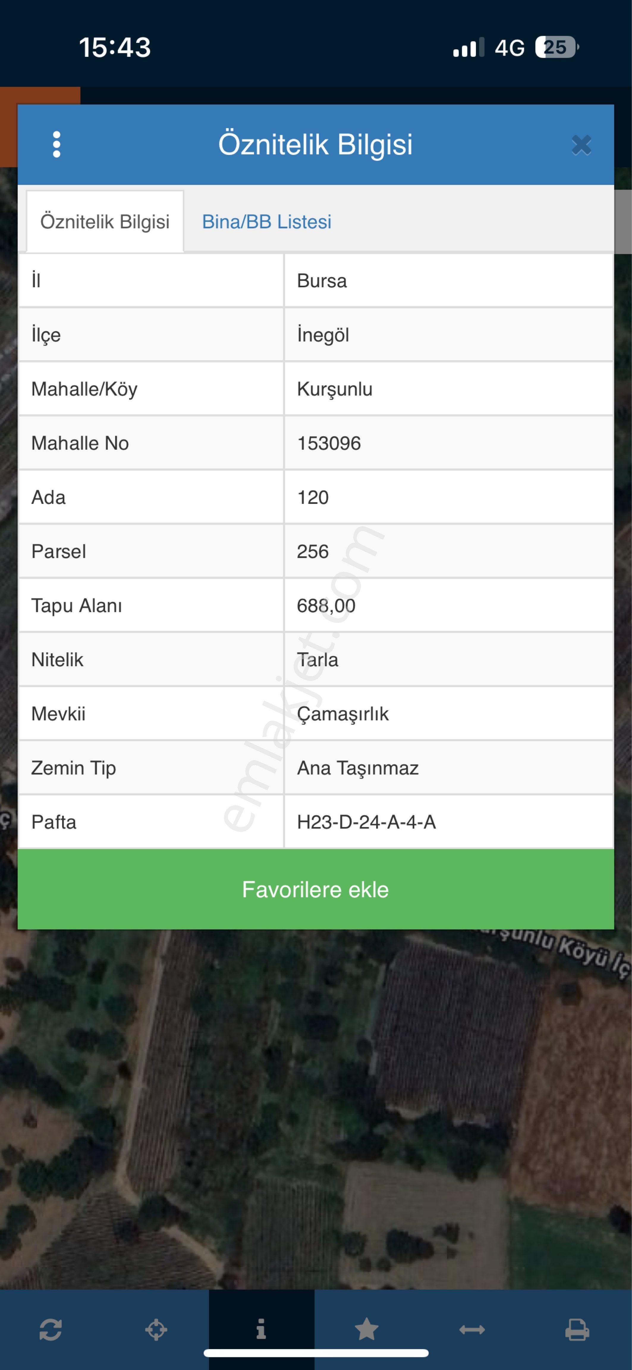 İnegöl Kurşunlu Köyü Satılık Tarla 688 M2 - Görsel 11
