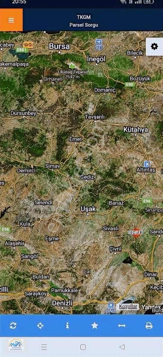 Afyon Sandıklıda Tek Parça 29 Dönüm Süper Tarım Arazisi.. - Görsel 4