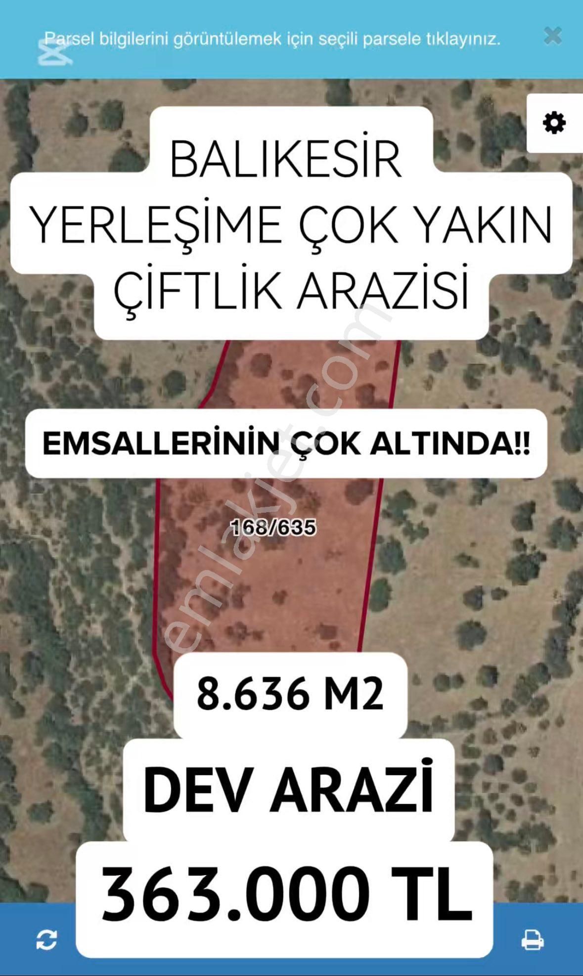 Balya Habipler Satılık Tarla 🌿balıkesir Balya’da Yerleşime Yakın Kaz Dağlarının Eteğinde Geniş Ve Verimli Tarla🏡