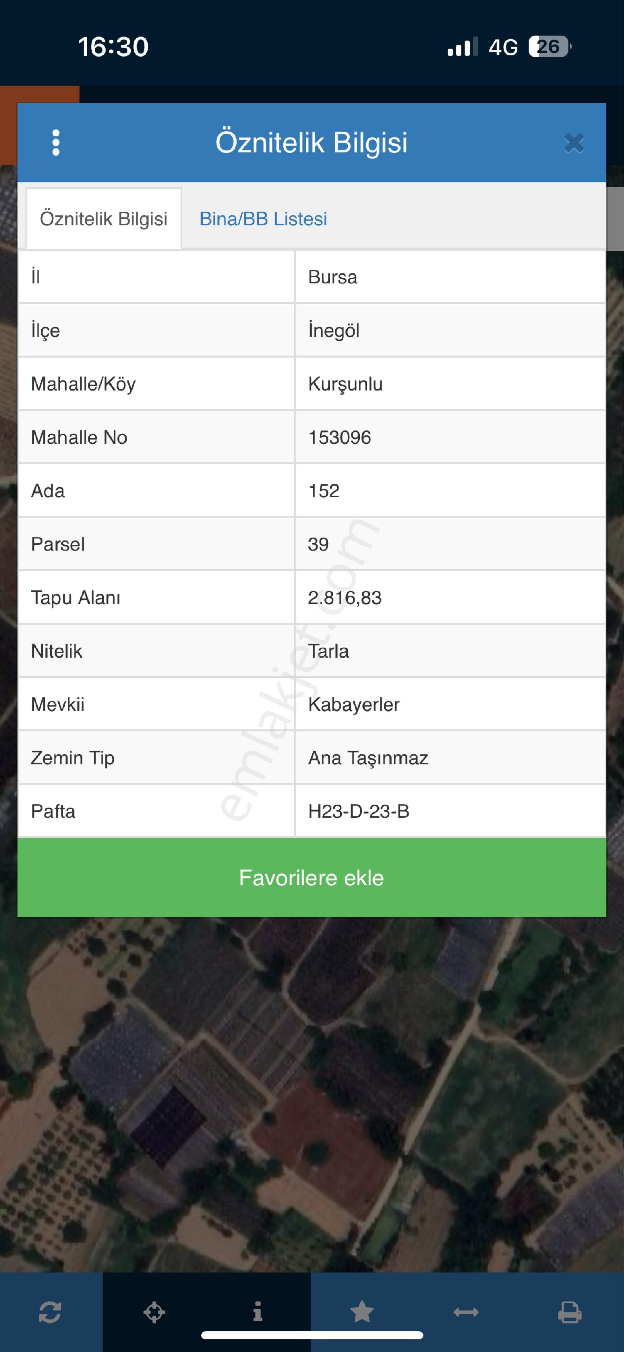 İnegöl Kurşunlu Mh Satılık Tarla 2816 M2 - Görsel 10