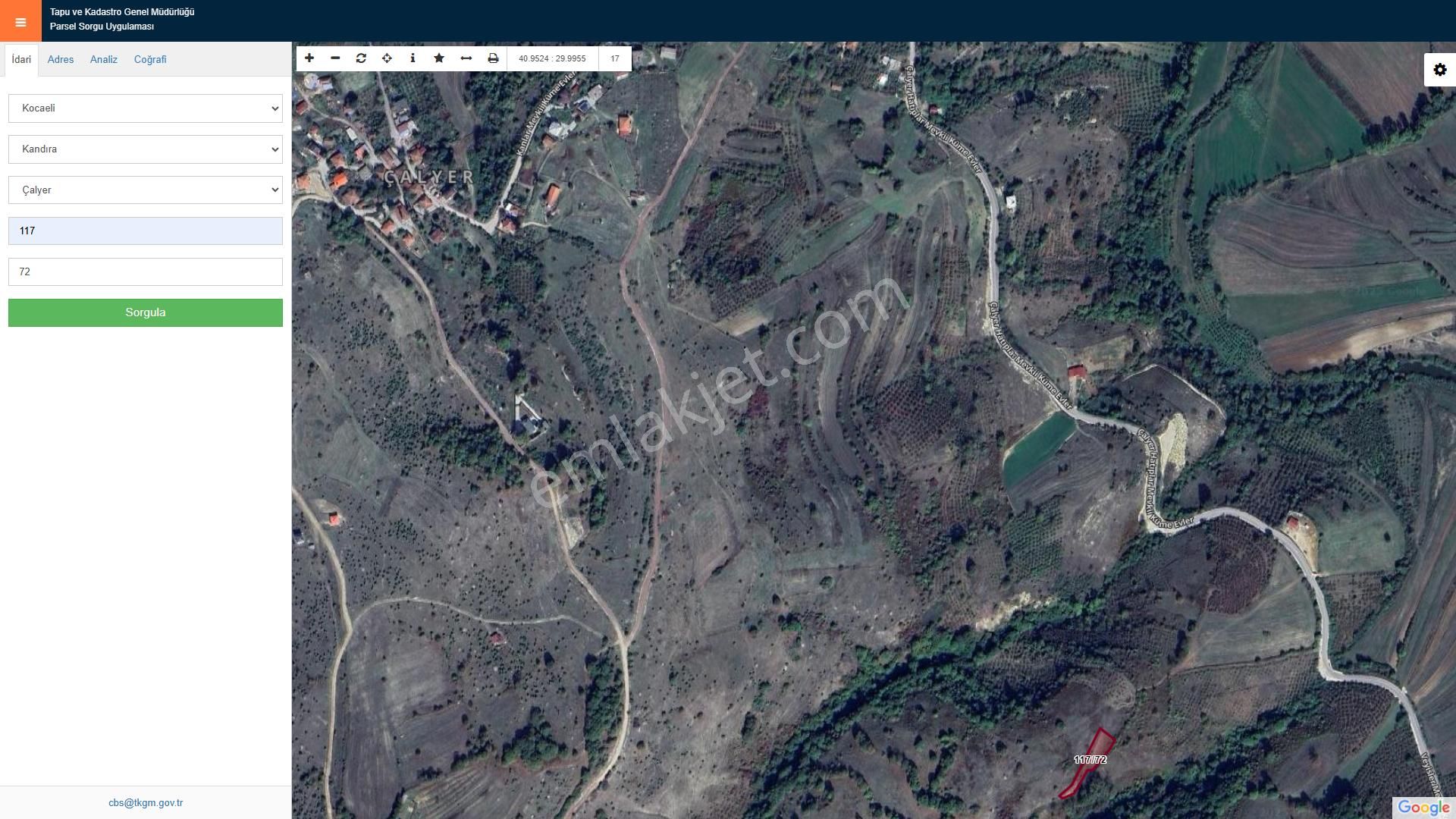 Kandıra Çalyer'de 1.055,14 M2 Satılık Arsa - Görsel 3