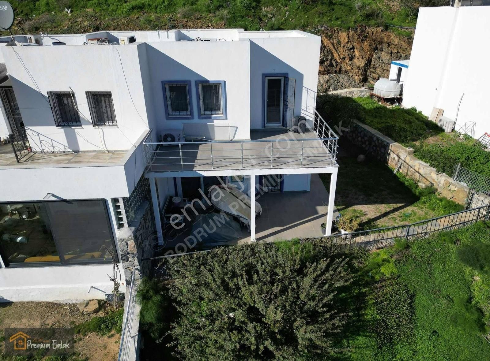 Gümüşlükte Satılık 2+1 Bahçeli Vadi Manzaralı İkiz Villa - Görsel 4