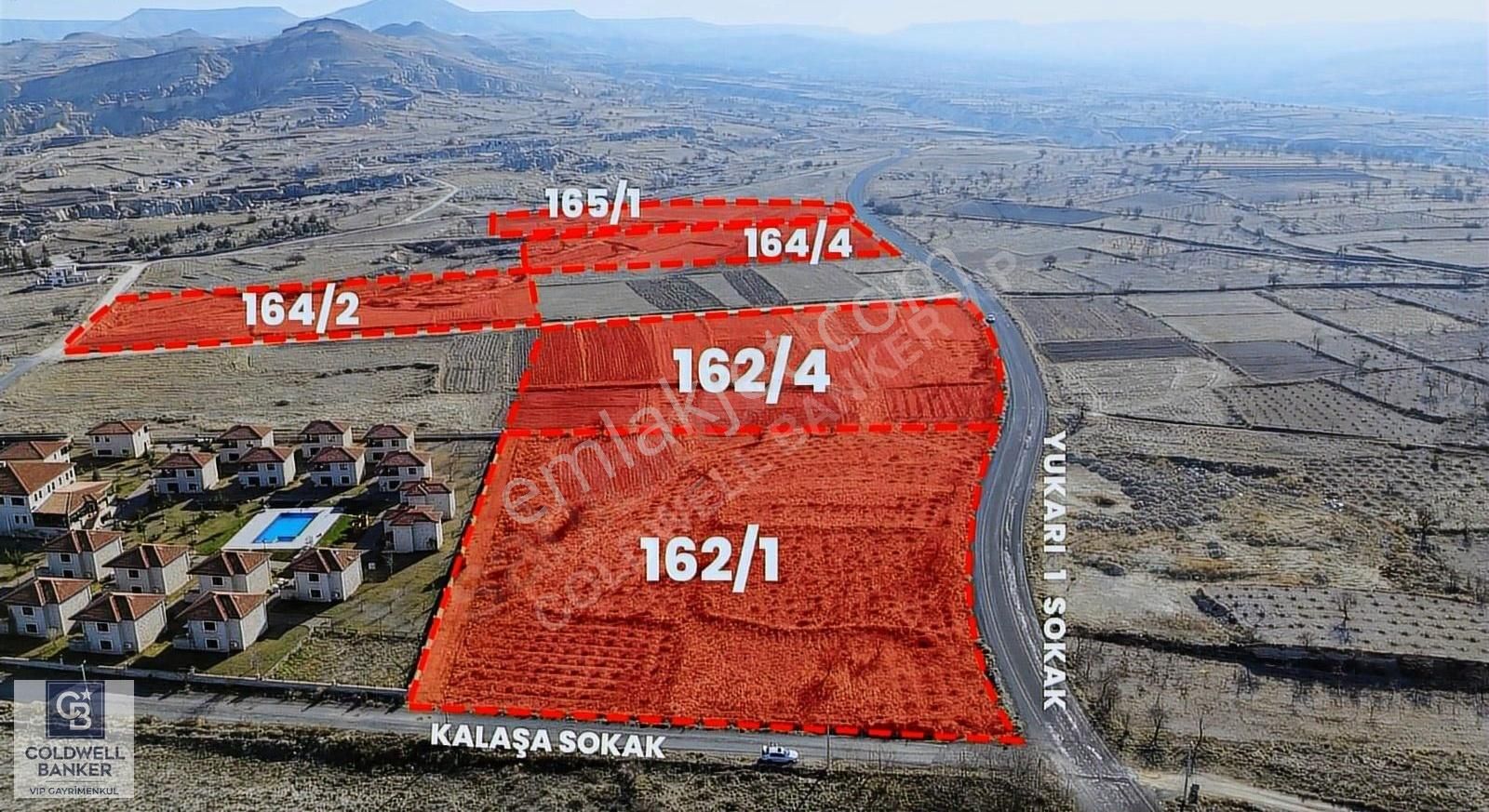 Ürgüp Mustafapaşa Köyü (Yukarı) Satılık Turizm İmarlı Ürgüp Mustafapaşa'da Yola Sıfır Satılık Arsalar