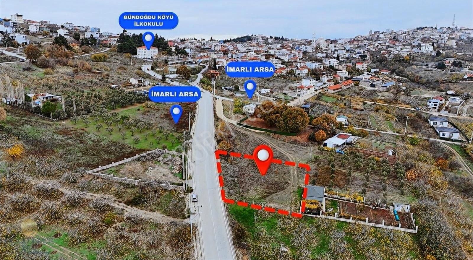 Gündoğdu Köyünde Ana Asfalt Üzeri İmar Dibinde Satılık Tarla - Görsel 5