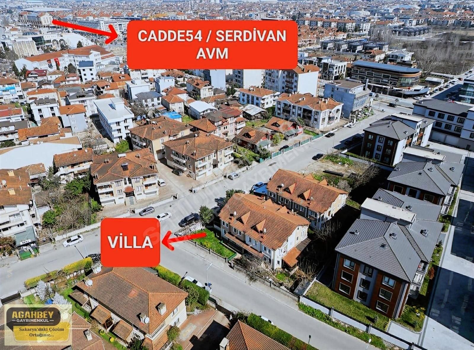 Serdivan İstiklal Kiralık Villa Agahbey'den Serdivan'ın Kalbinde Bahçeli Müstakil Kiralık Villa!