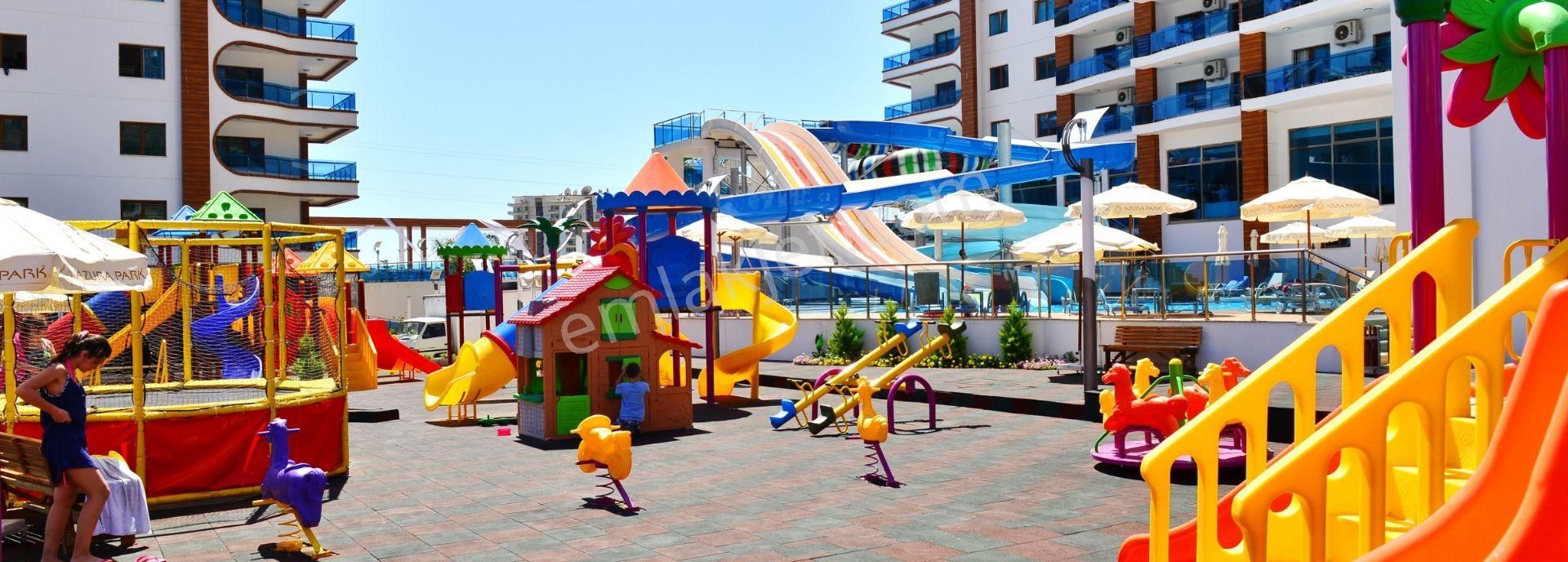 Alanya'da Otel Konseptli Azura Park'ta Eşsiz Manzaralı 1+1 Daire - Görsel 19