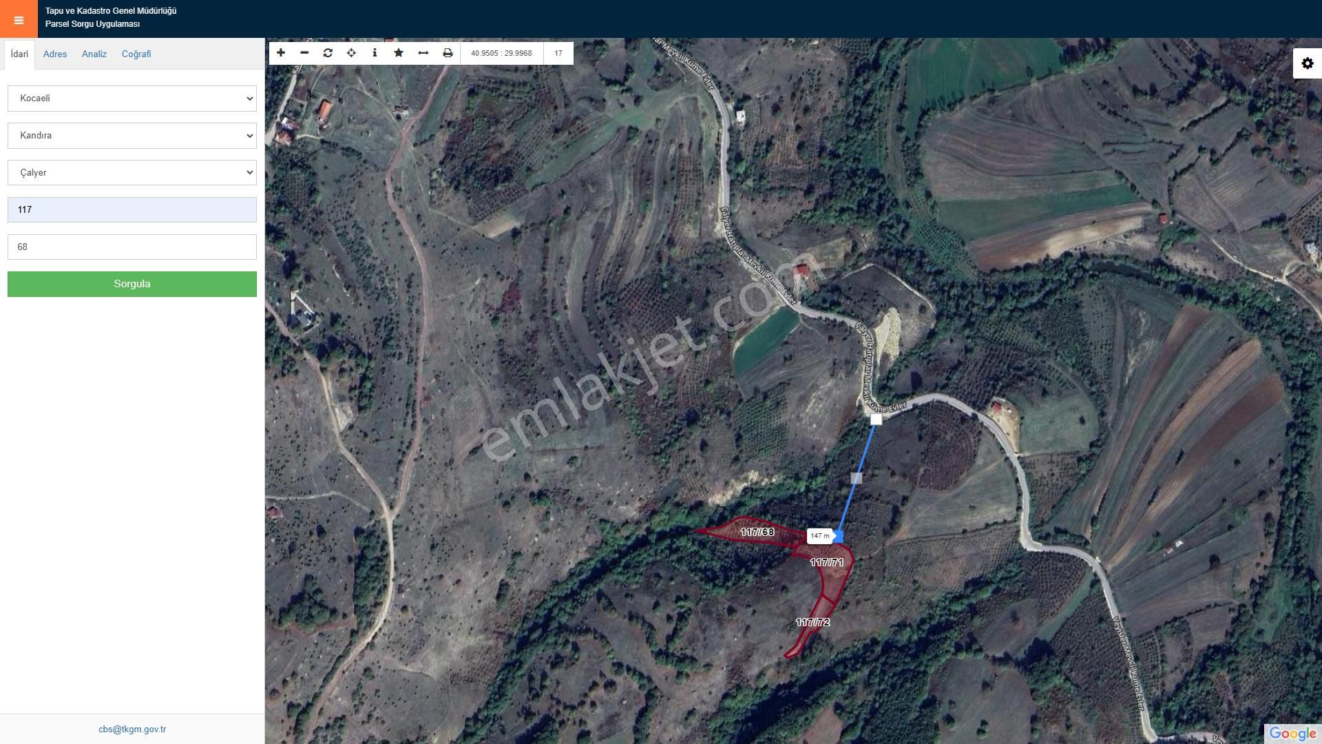 Kandıra Çalyer'de 6.187,12 M2 Satılık Arsa %5 İmarlı - Görsel 9