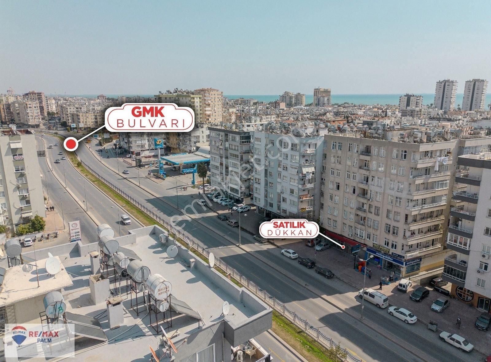 Yenişehir Palmiye Satılık Dükkan & Mağaza Remax Palm'den Gmk Bulvarı Üzerinde 210m2 Satılık Dükkan