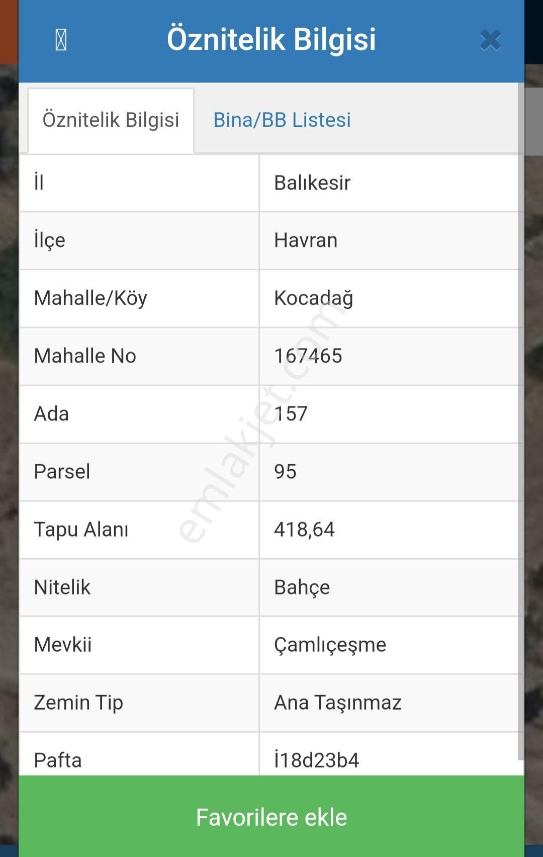 Havran Kocadağ Satılık Bağ & Bahçe Yaylada Kazdağları Ve Körfez Manzaralı Satılık Bahçe