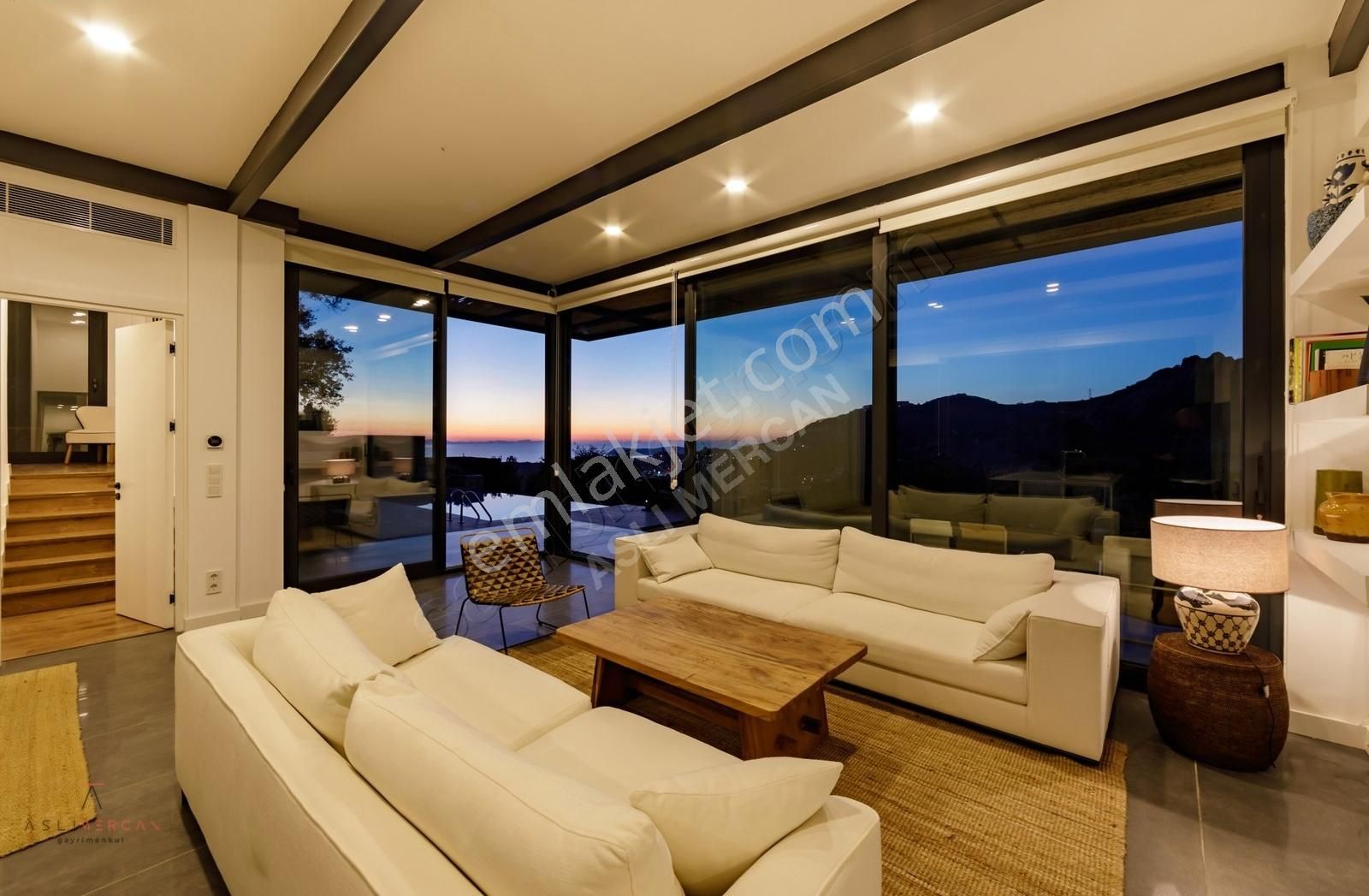 Gümüşlük Karakaya'da Etkileyici Modern Taş Villa - Görsel 13