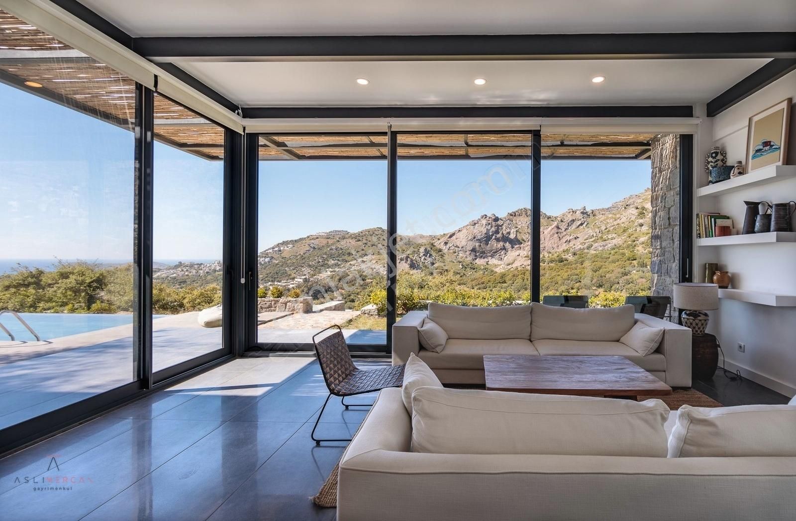 Gümüşlük Karakaya'da Etkileyici Modern Taş Villa - Görsel 17