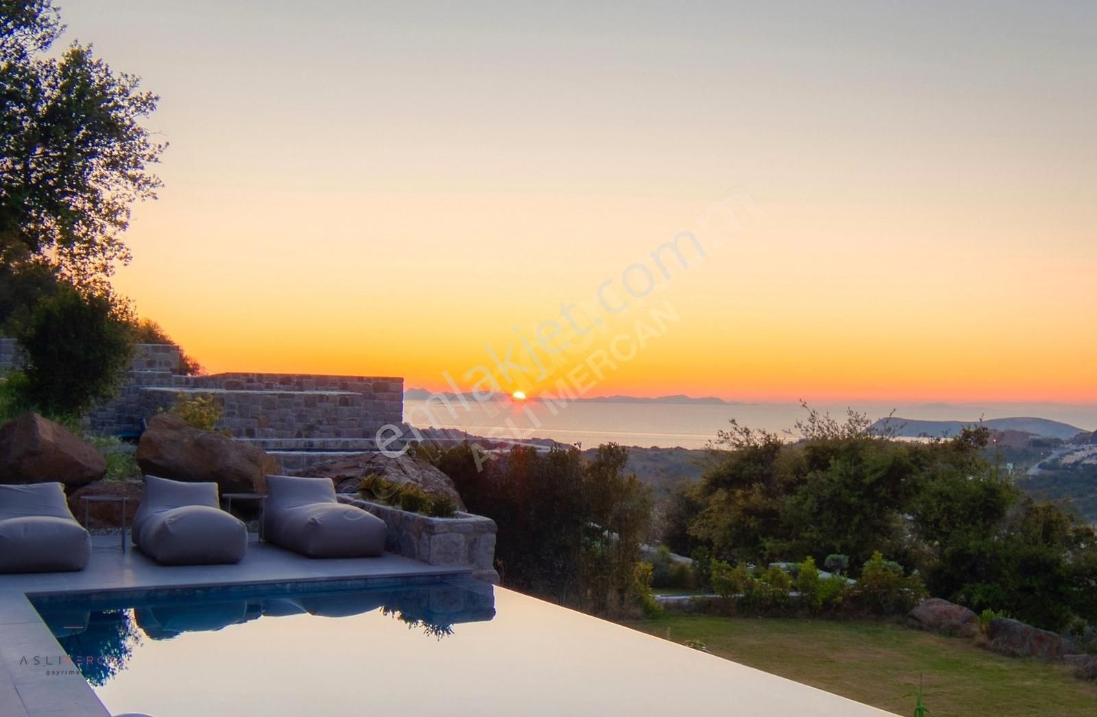 Gümüşlük Karakaya'da Etkileyici Modern Taş Villa - Görsel 19