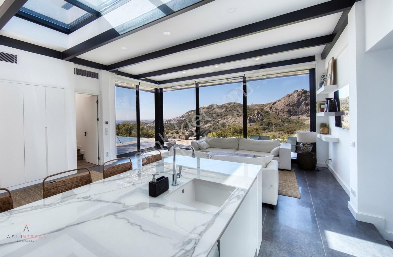 Gümüşlük Karakaya'da Etkileyici Modern Taş Villa - Görsel 7