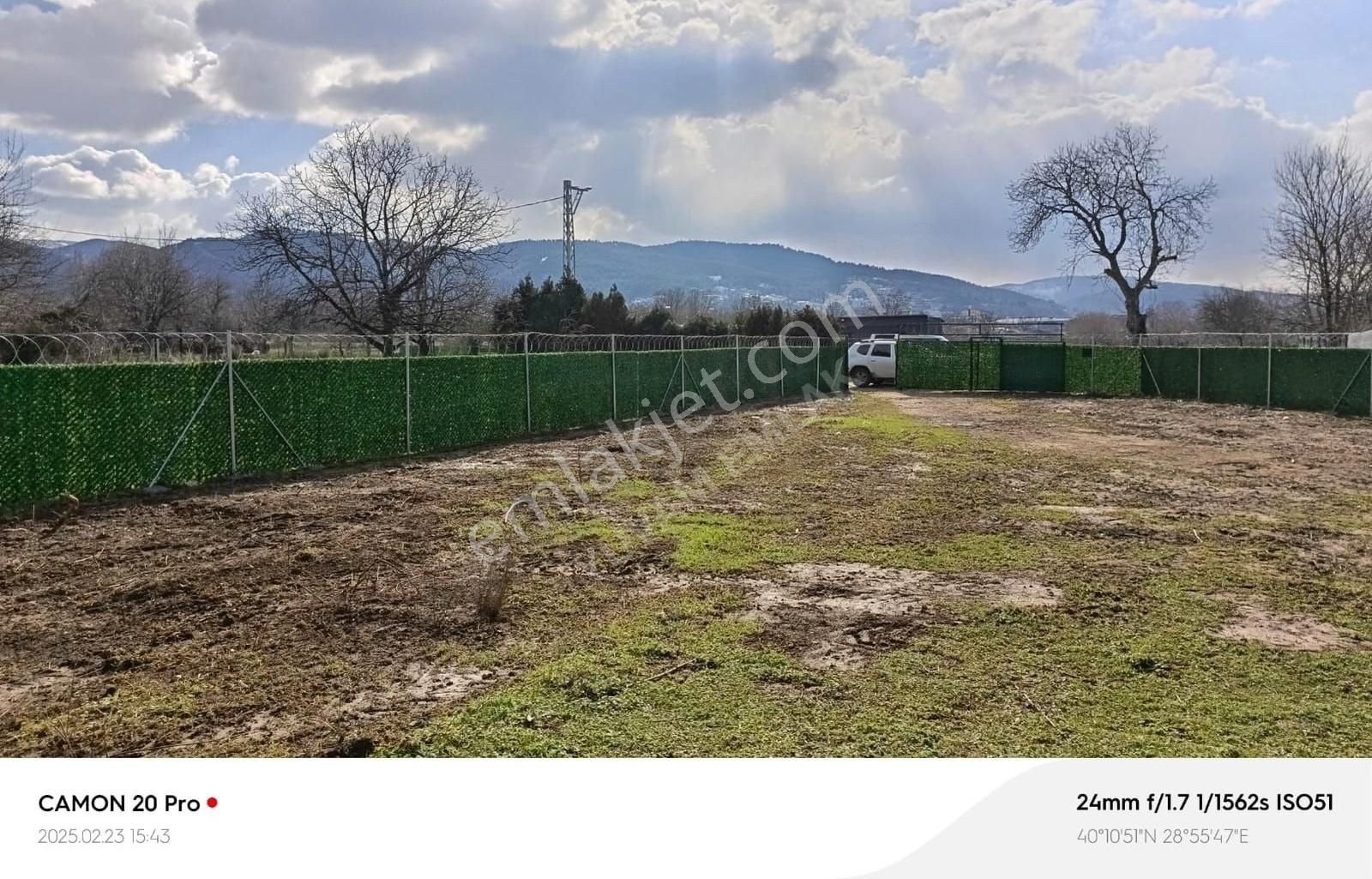 Demircide Kadastro Yoluna Cephe Satılık Hobi Bahçesi - Görsel 4