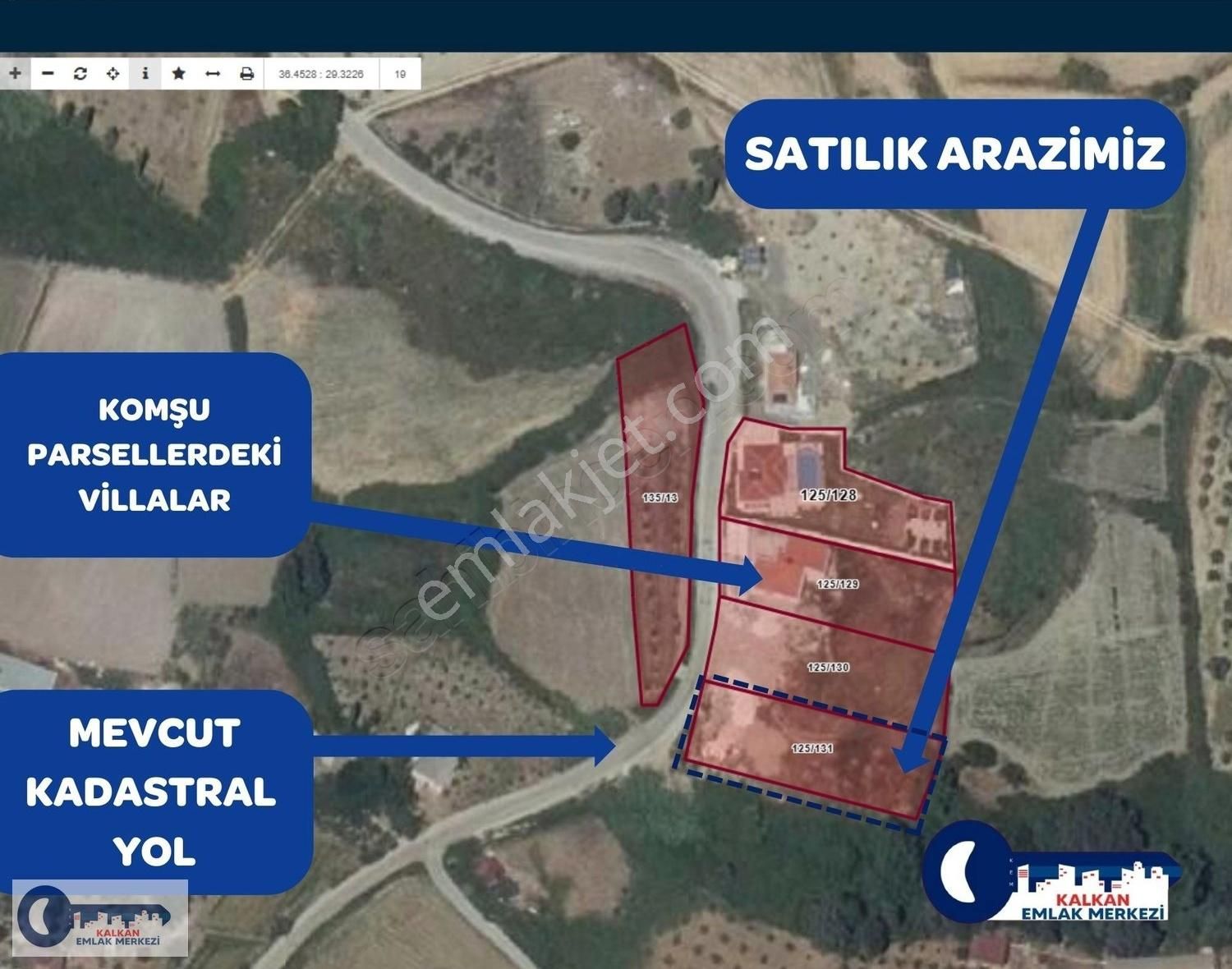 Seydikemer Demirler Köy Yerleşkesi İçersinde Satılık Arazi - Görsel 8