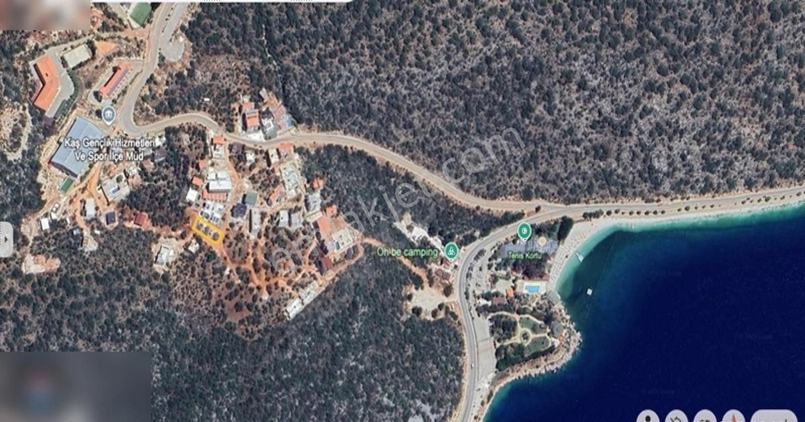 Kaş Gökçeören Satılık Tarla Antalya Kaş Gökçeören De Deniz Manzaralı 507 M2 Satılık Arsa