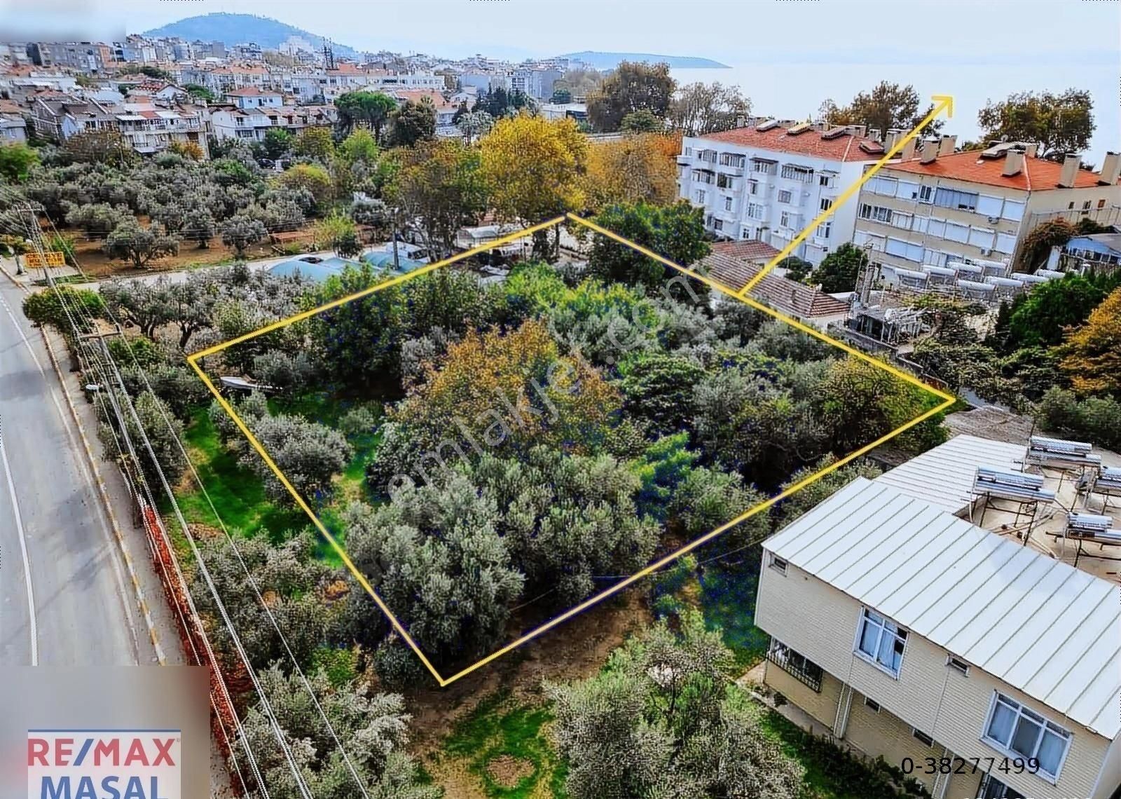 Erdek Halitpaşa Satılık Turizm İmarlı Balıkesir Erdek'de Denize 70 Mt İmarlı Satılık 920 M² Arsa