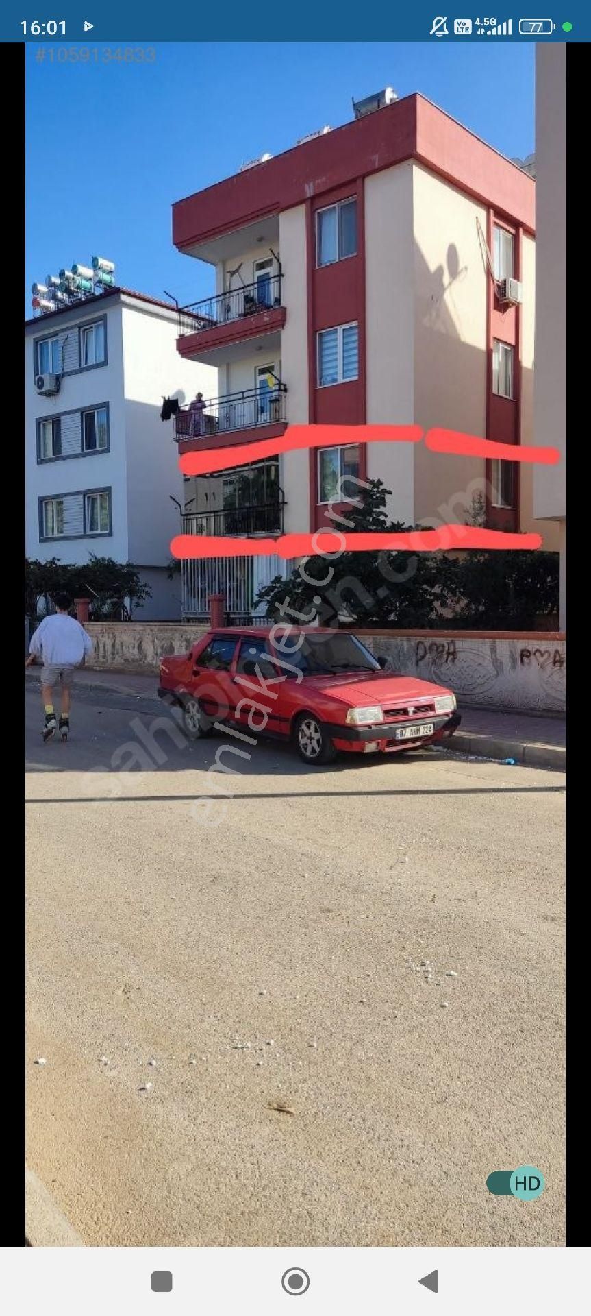 Kepez Teomanpaşa Satılık Daire Park Karsisi Cadde Ve Tranvay Yakını Cam Balkon 2+1