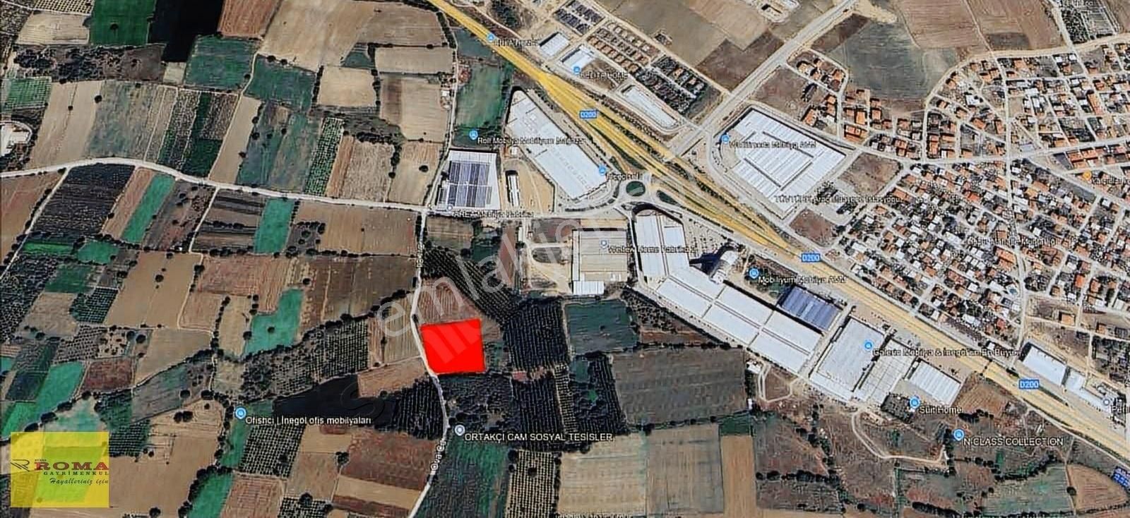 Roma' Dan Mobiliyum Yanında Satılık Ticari Arsa - Görsel 2