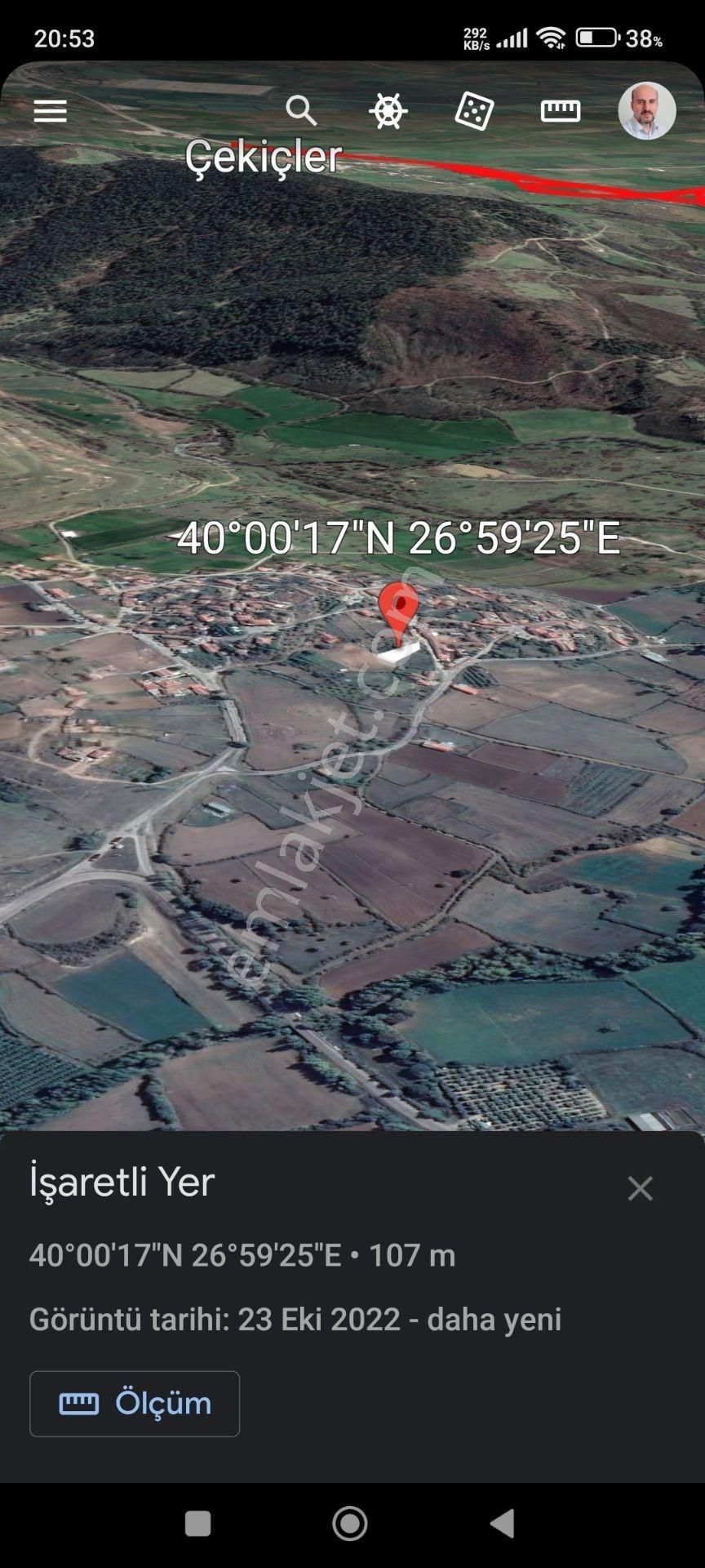 502 M2 %40 İki Kat İmarlı Köy Arsası (bağ Niteliğinde) - Durali Köyü - Çan - Çanakkale - Görsel 6