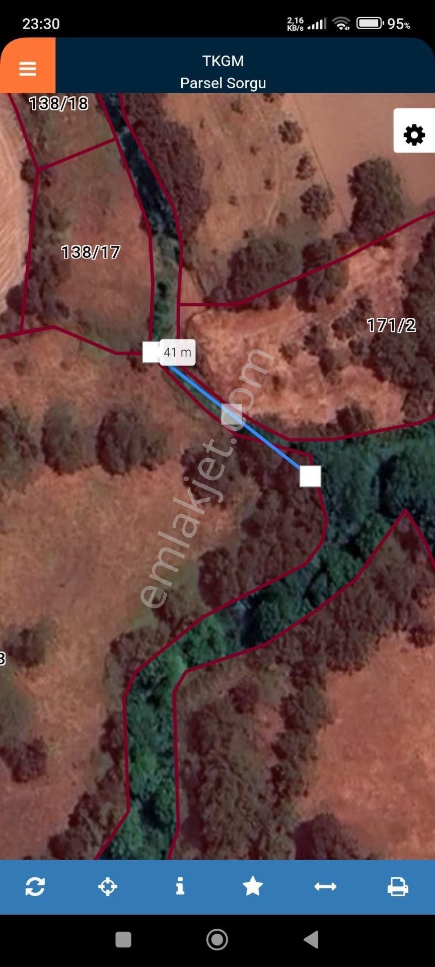 10.697 M² Kısmî İmarlı Tarla Yola Cephe Eskiyayla Köyü Çan Çanakkale