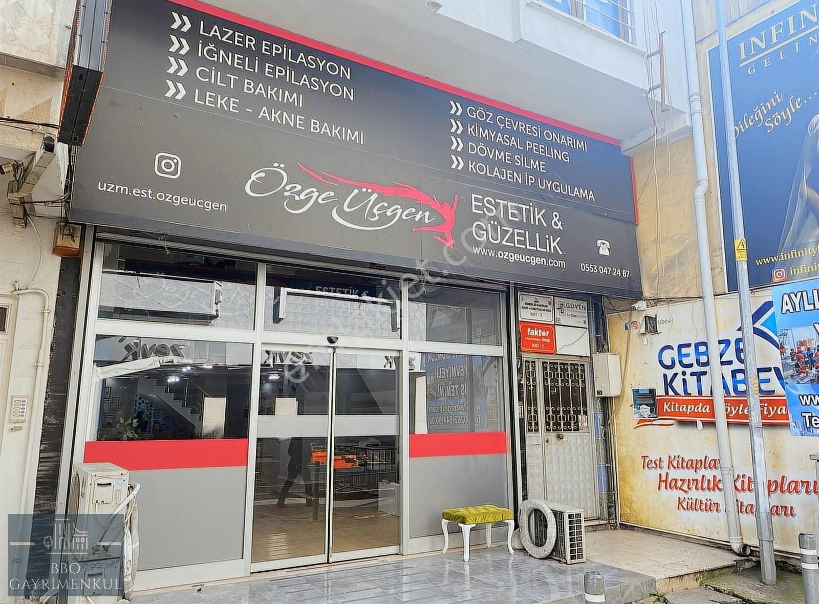 Gebze Hacıhalil Devren Dükkan & Mağaza Bbo Gayrimenkulden Çarşıda Devren Kiralık Güzellik Salonu Dükkan