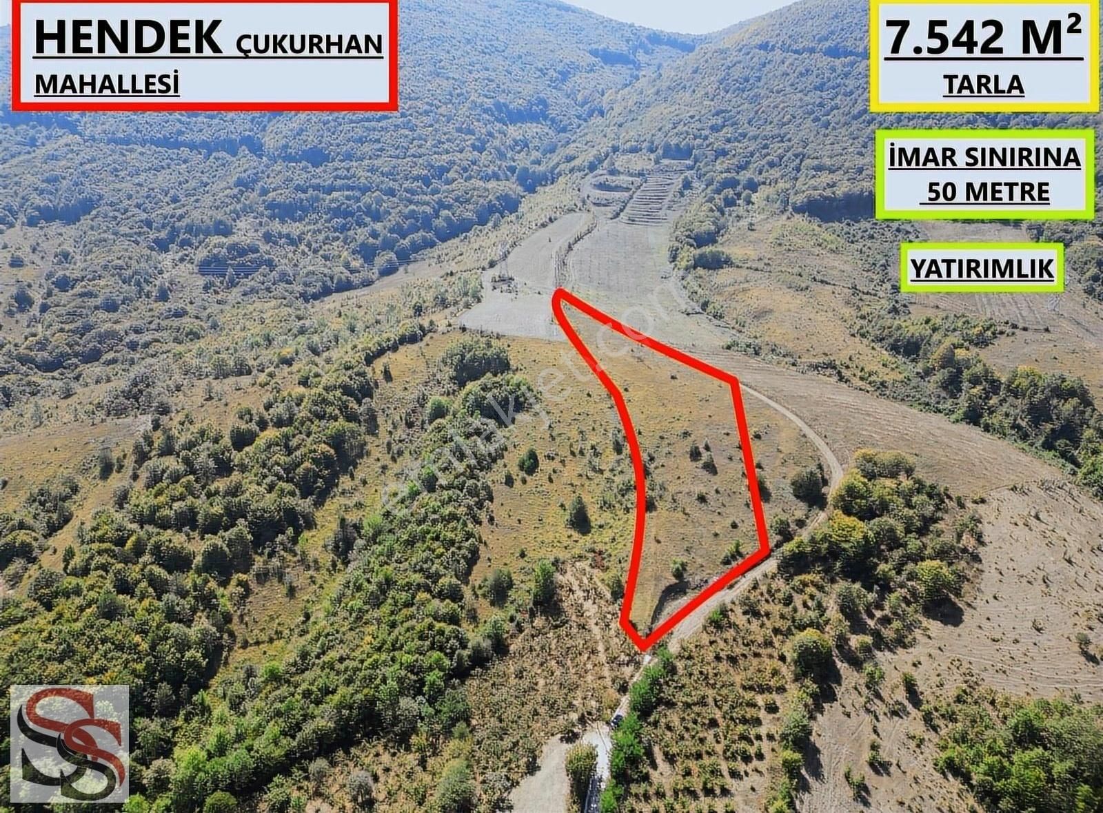 Hendek Çukurhan Satılık Tarla Hendek Çukurhan İmar Sınırına 50 Metre Mesafede 7.542 M² Tarla