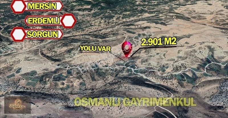 Erdemli Sorgun Satılık Konut İmarlı Erdemli Sorgun Da Satılık 2901m2 Tarla