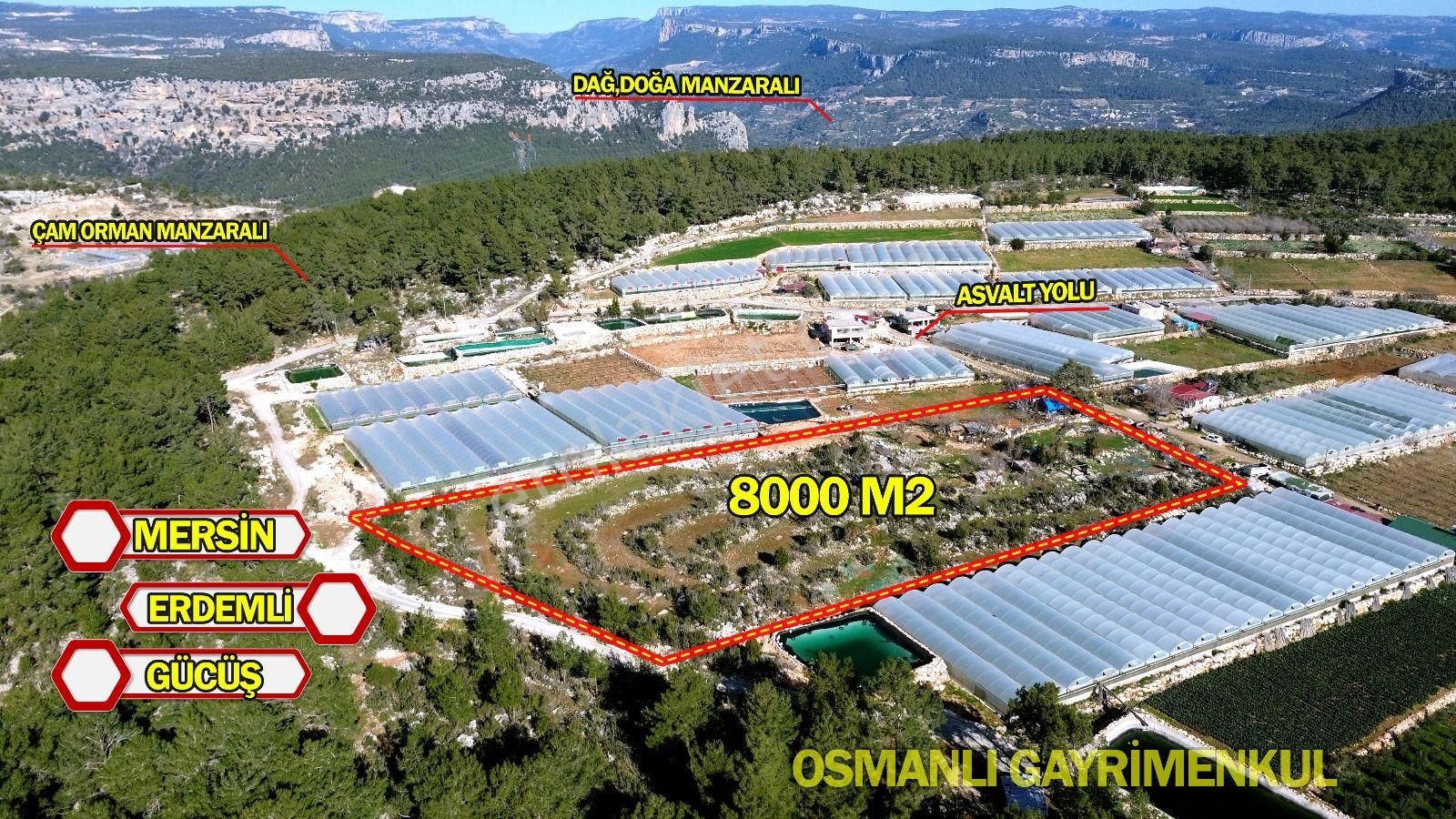 Erdemli Gücüş Satılık 8 Dönüm Köyiçi Tarla - Görsel 11