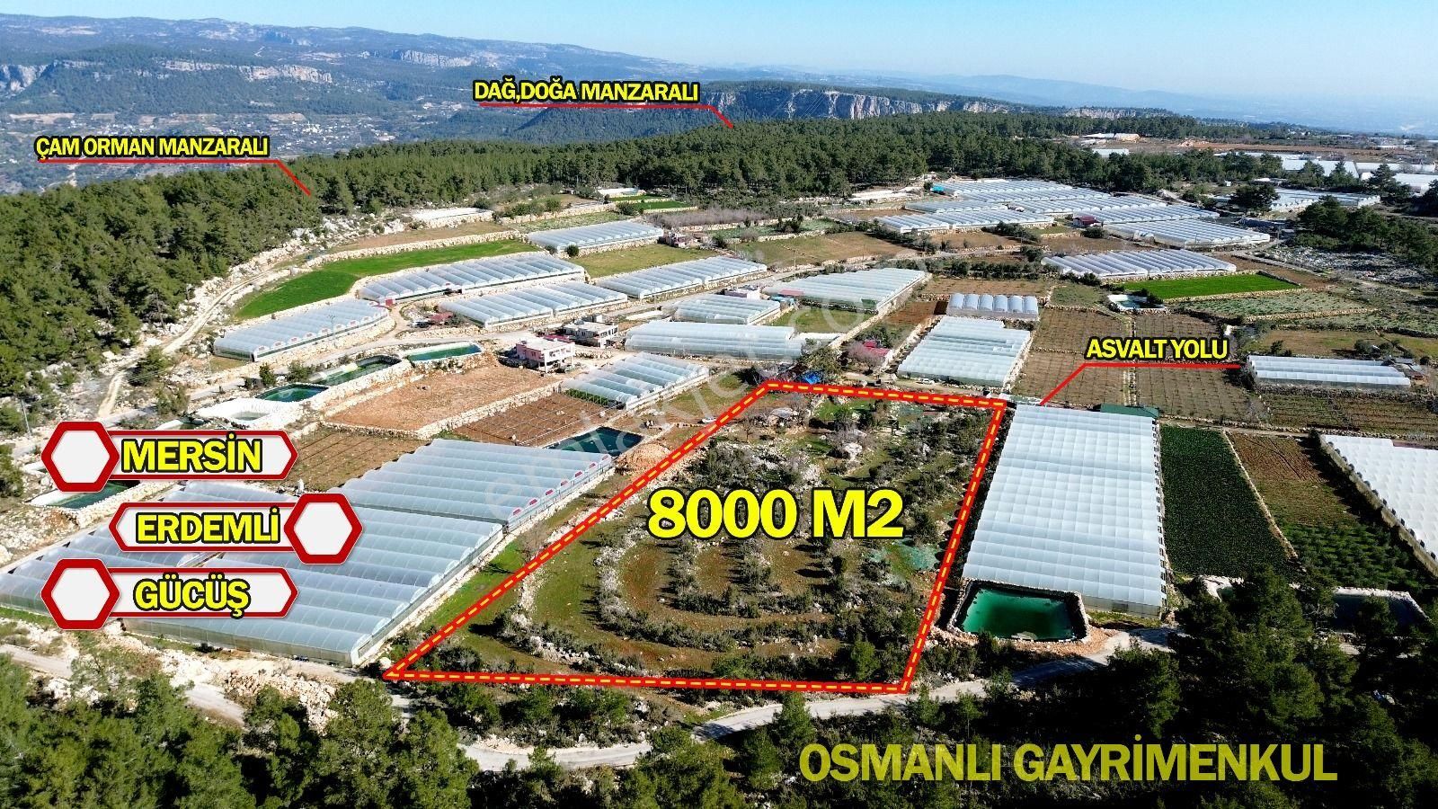 Erdemli Gücüş Satılık 8 Dönüm Köyiçi Tarla - Görsel 10