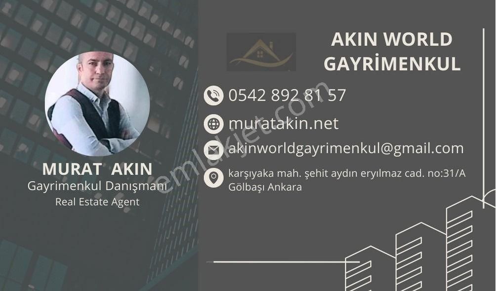 Gölbaşı Karşıyaka Satılık Daire Karşıyakada Net 55 M2 Lüks 1+1 Daireler