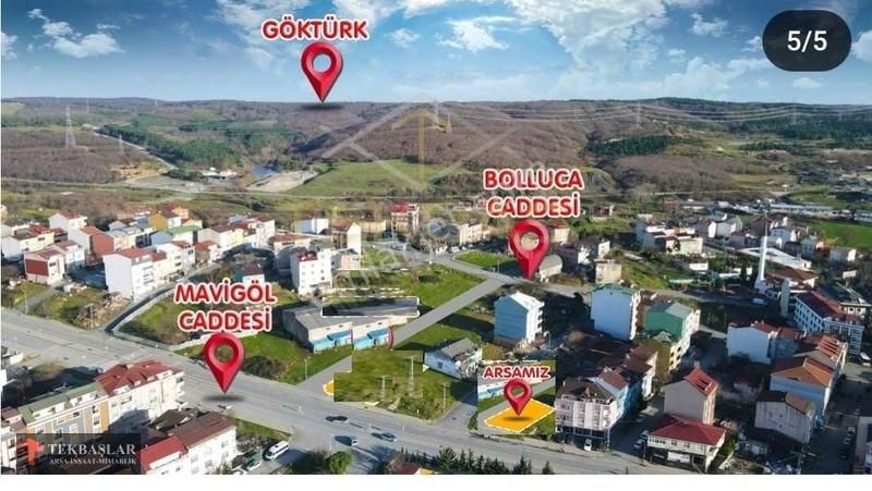 Arnavutköy Bolluca Satılık Ticari İmarlı Bolluca Havalimanına Giden Cadde Üzerinde Satılık Köşe Başı Arsa