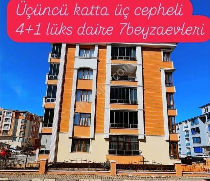 Kars Merkez Şehitler Satılık Daire Polat Emlak Tan 4+1 Lüks Daire 7beyzada 3 Kat Üç Cepheli