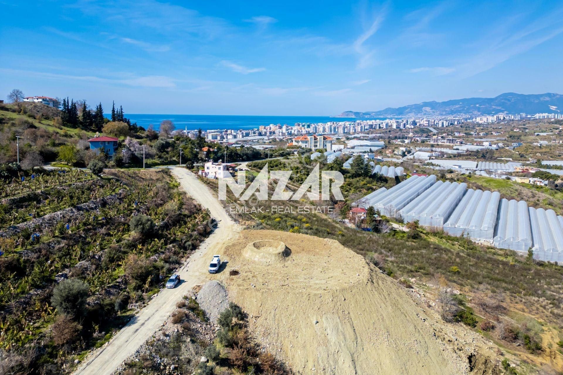 Alanya Kargıcak'ta 1.100 M² Kiralık Manzaralı İmarlı Arsa