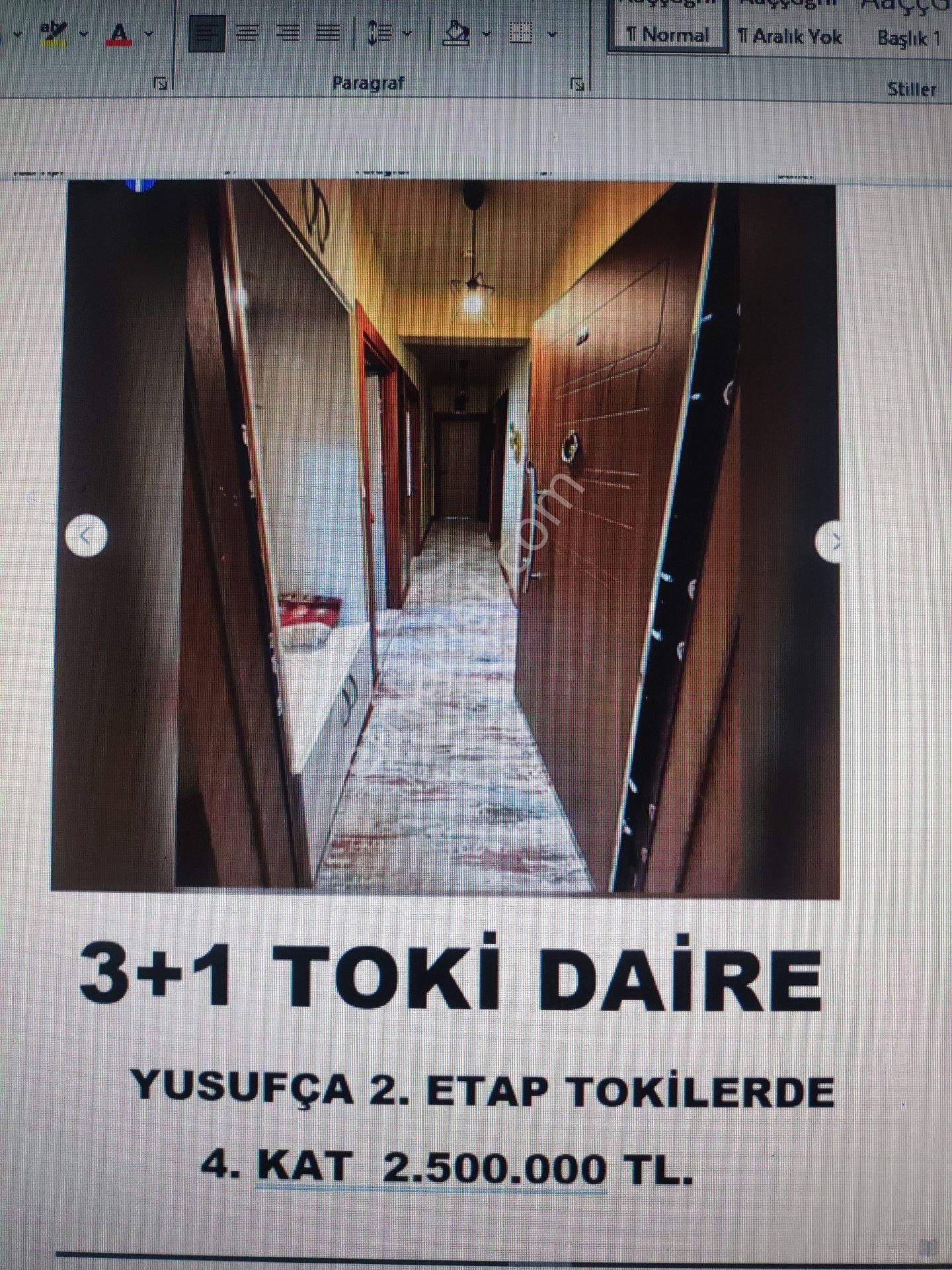 Gölhisar Yusufça Bld. Satılık Daire Gölhisar Yusufça Toki 3+1