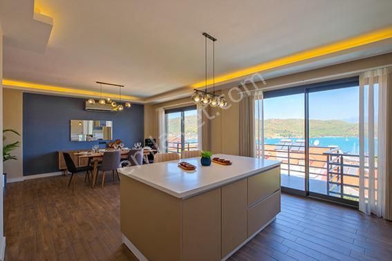 Fethiye Karagözler'de Deniz Manzaralı Satılık 5+2 Lüks Villa - Görsel 14