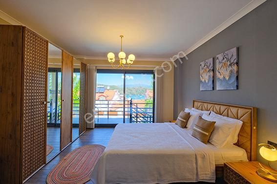 Fethiye Karagözler'de Deniz Manzaralı Satılık 5+2 Lüks Villa - Görsel 27