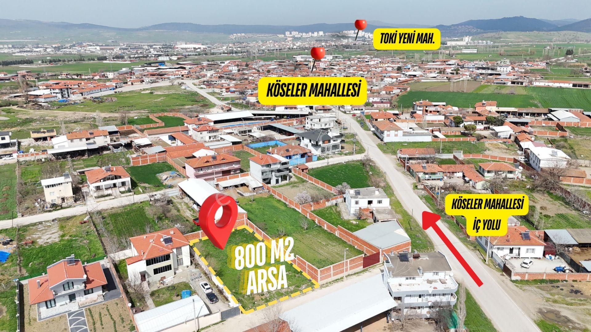 Altıeylül Köseler Satılık Villa İmarlı Balıkesir Köseler Mahallesinde Satılık 800 M² Villa İmarlı Arsa