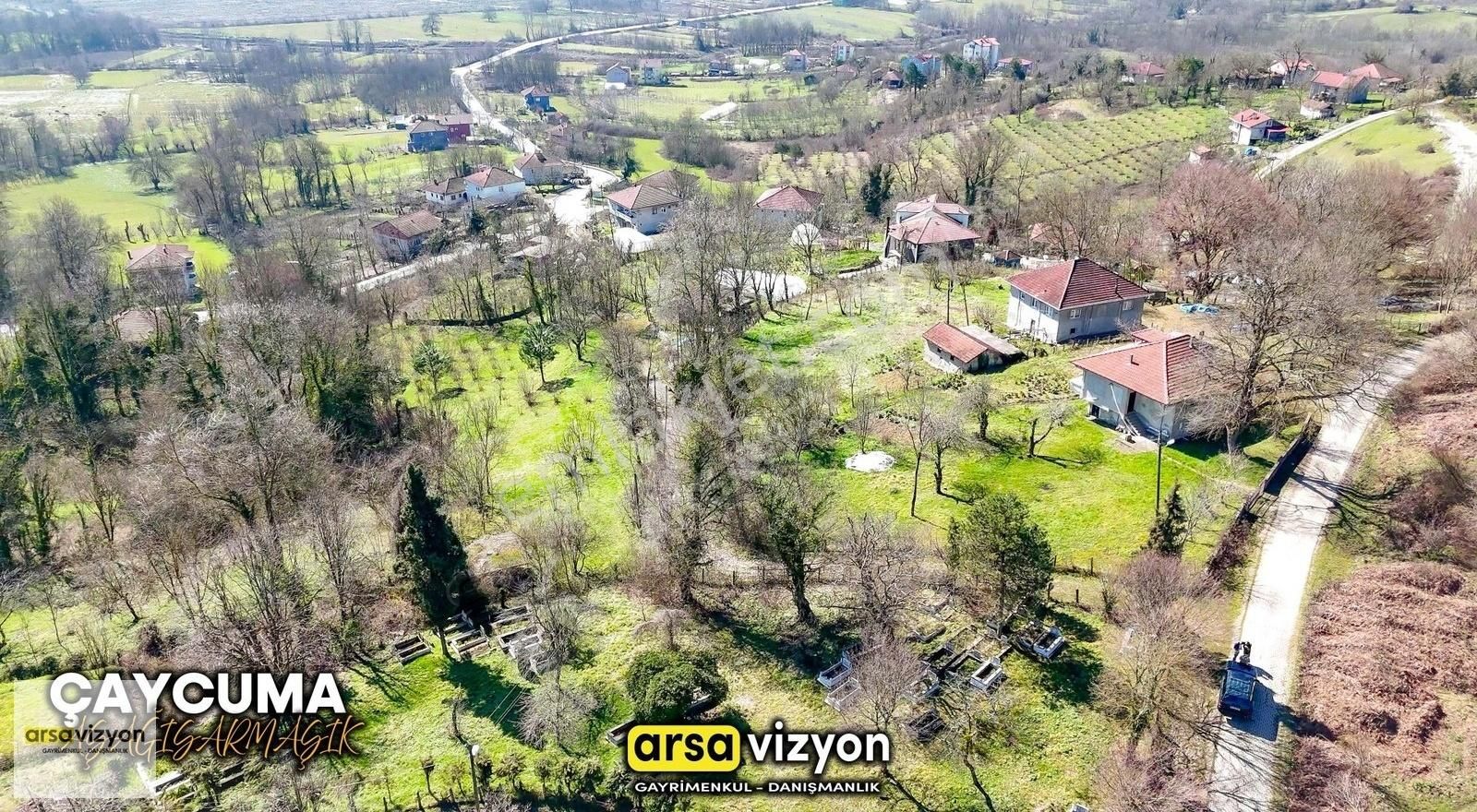 Çaycuma Aşağısarmaşık Köyü (Kartallar) Satılık Villa İmarlı Havalimanı Karşısında Limana Komşu 3450m² İmarlı Arsa!