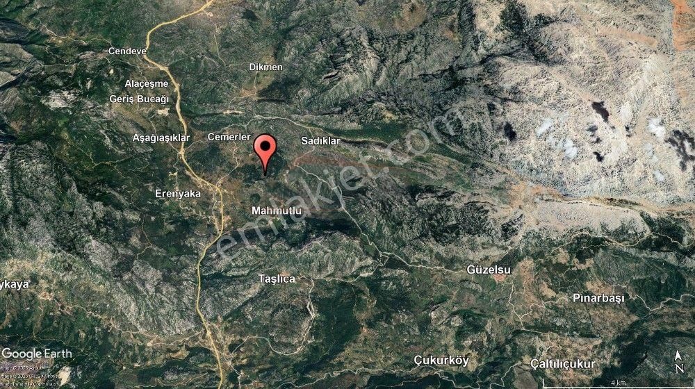 Antalya Akseki Cemerler 4,827 M² Yatırımlık Tarla - Görsel 8