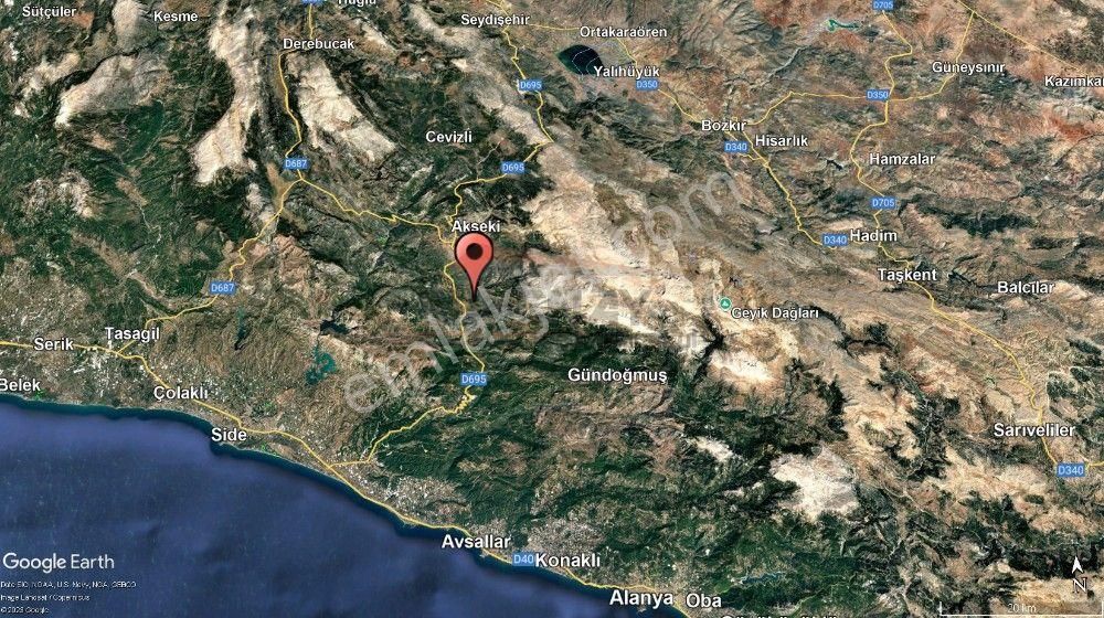 Antalya Akseki Cemerler 4,827 M² Yatırımlık Tarla - Görsel 10