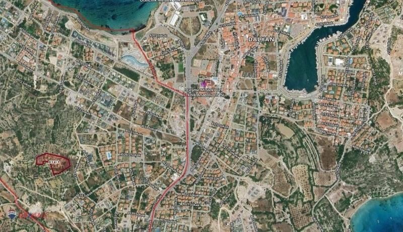 Çeşme Cumhuriyet Satılık Tarla İzmir Çeşme Villa Bölgesinde Satılık 144 M2 Arsa