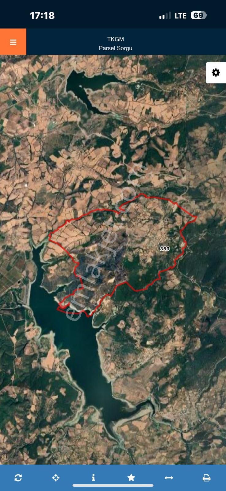Çanakkale Bayramiç Sarayköyde Satılık 500 M2 Doğa Manzaralı - Görsel 6
